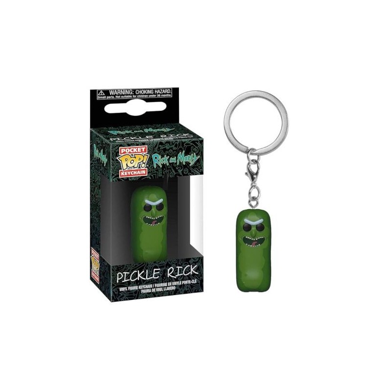 Llavero POCKET POP Pickle Rick Rick y Morty - 889698359290