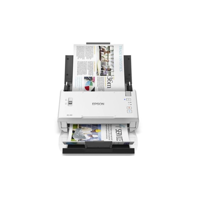 Escáner Documental EPSON Workforce DS-410 Color - 26PPM · 600x600 · 600ppp · USB