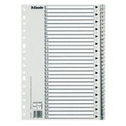 Índice Númerico de Archivador ESSELTE 49210 - A4 · 31 Unidades · Gris