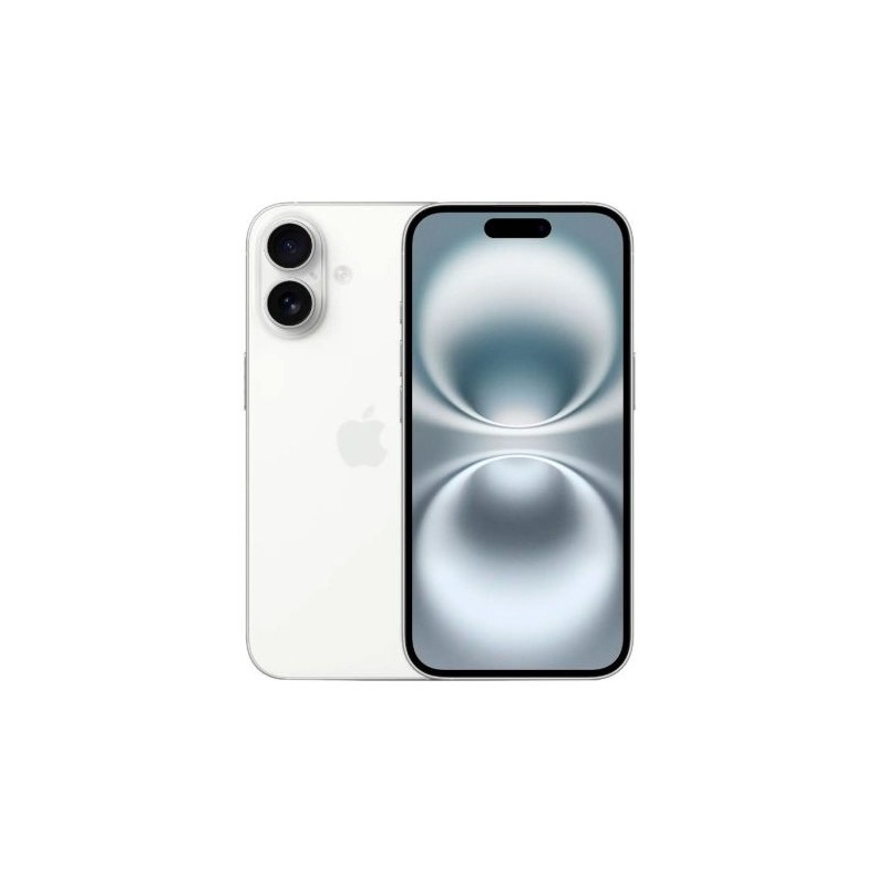 Smartphone APPLE iPhone 16 MYEF3QL/A - Chip A18 · 6.1 Súper Retina XDR · 256GB · iOs 18 · Blanco