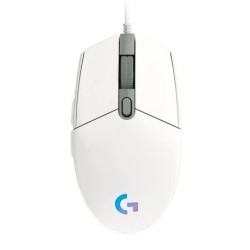 Ratón con Cable LOGITECH G102 - USB · 1000DPI · Blanco