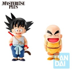 Pack de Figuras MASTERLISE BANPRESTO - Son Goku y Krillin Training · Dragon Ball · 13cm