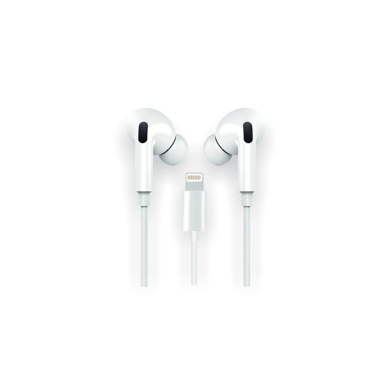 Auriculares con Cable TECH ONE TECH TEC1202 - Lightning · Micrófono · Blancos