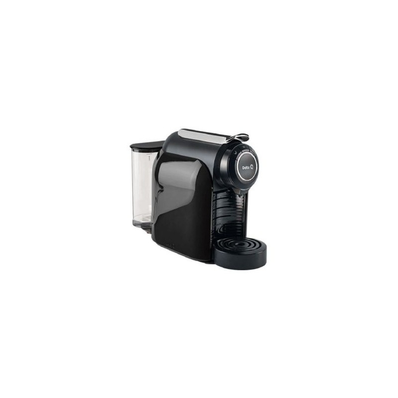 Cafetera de Capsulas DELTA Qool Evolution - 1L · 1200W · Deposito 10 Capsulas · Negro