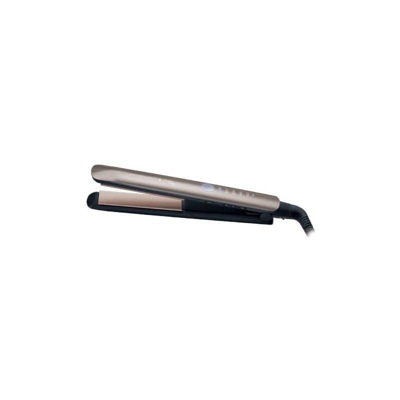 Plancha para el Pelo REMINGTON Keratin Therapy Pro S8590 - 160/230 Grados · Placas 110mm · Gris