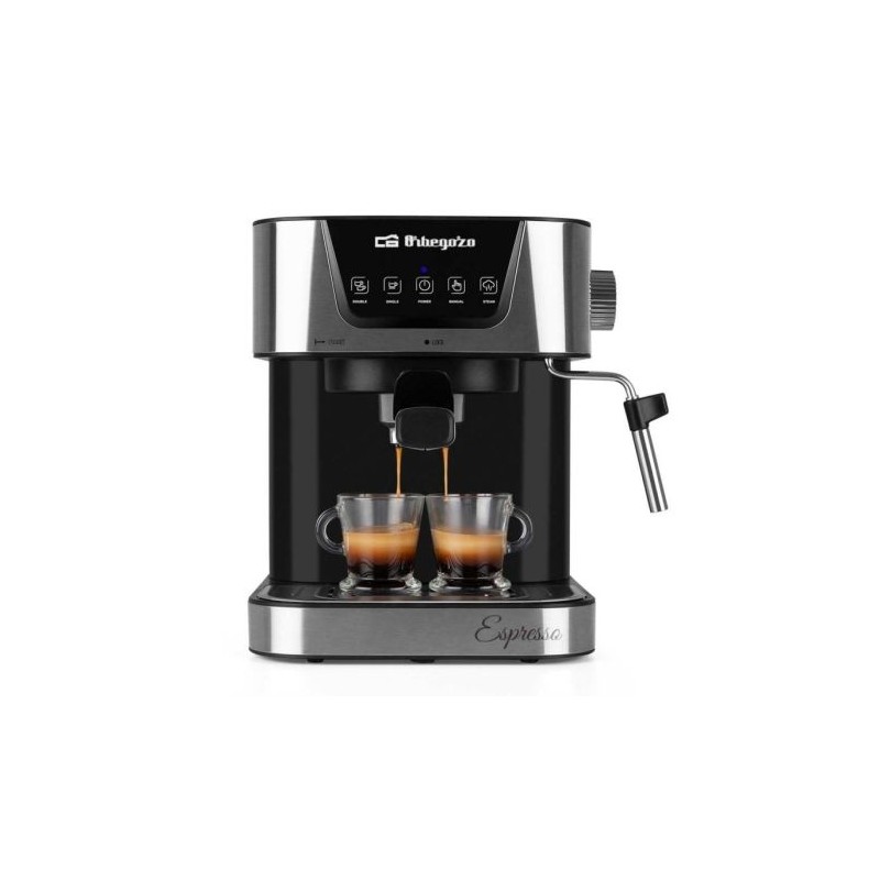 Caferea Expreso ORBEGOZO EX 6000 - 1,5L · 1050W · 20 Bar · Negro
