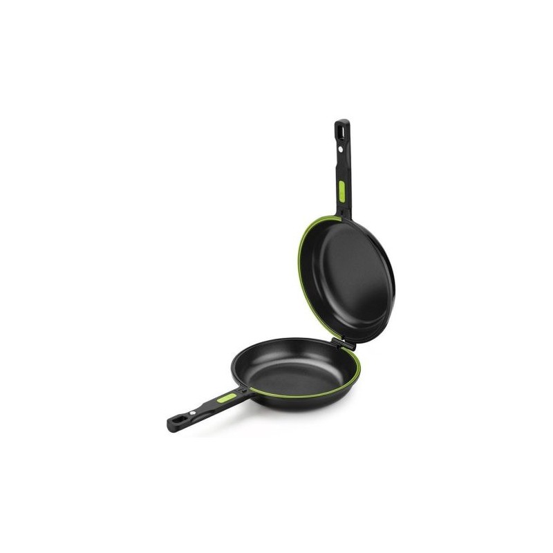 Sartén Dupla para Tortillas BRA Prior A121465 · 24cm · Aluminio Fundido · Apta Inducción