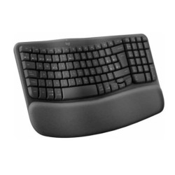 Teclado Inalámbrico LOGITECH Wave Keys 920-012296 - BT · USB · Negro