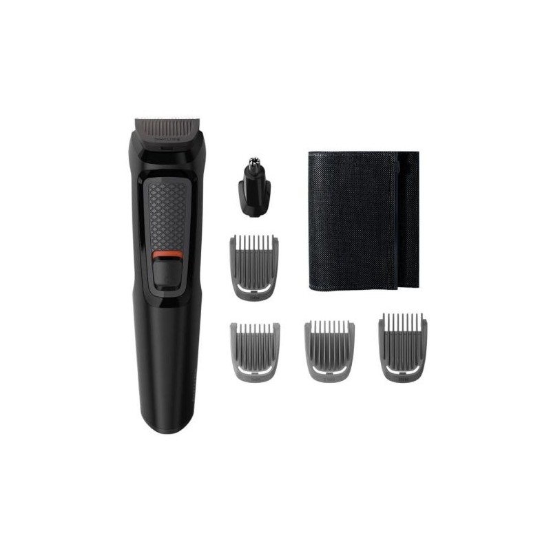 Cortapleos con Bateria PHILIPS Series 3000 - 6 Accesorios · Negro