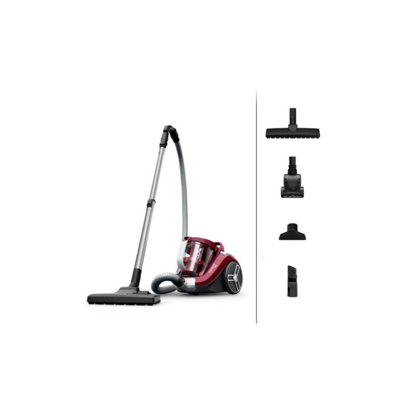 Aspirador de Trineo ROWENTA Compact Power XXL Animal Care - 900W · Rojo