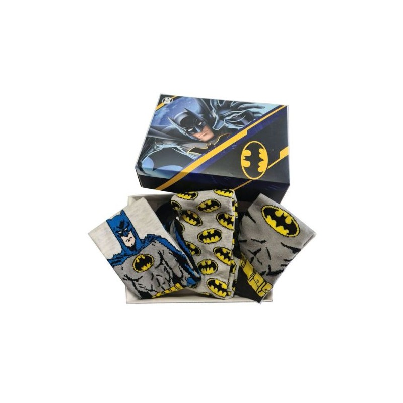 Pack 3 Calcetines DC Batman - Adulto - 8436580114523