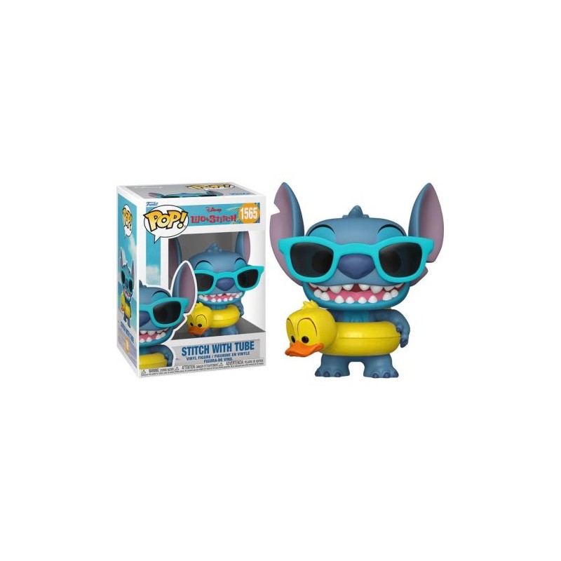 FUNKO POP Stitch con Flotador 1565 - Lilo y Stitch - 889698862776