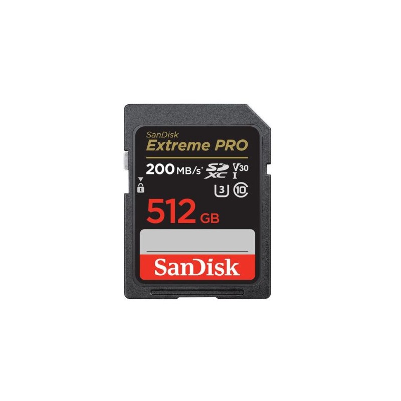 Tarjeta de Memoria SANDISK Extreme Pro - 512GB · Clase 10