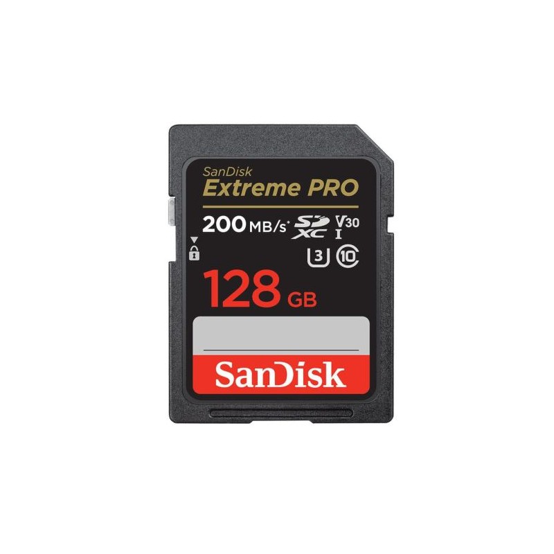 Tarjeta de Memoria SANDISK Extreme Pro - 128GB · Clase 10
