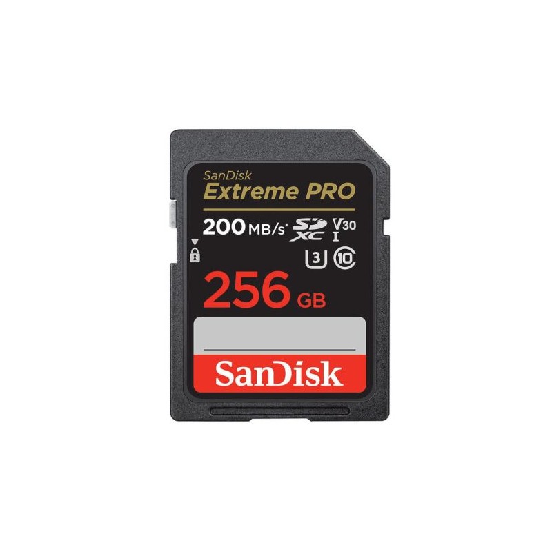Tarjeta de Memoria SANDISK Extreme Pro - 256GB · Clase 10