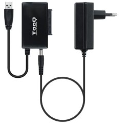Adaptador para Discos Duros TOOQ TQHDA-01A  - USB 3.0 · SATA · Negro