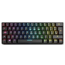 Teclado Gaming Mecánico Inalámbrico KROM Kluster - BT · USB · RGB · Negro