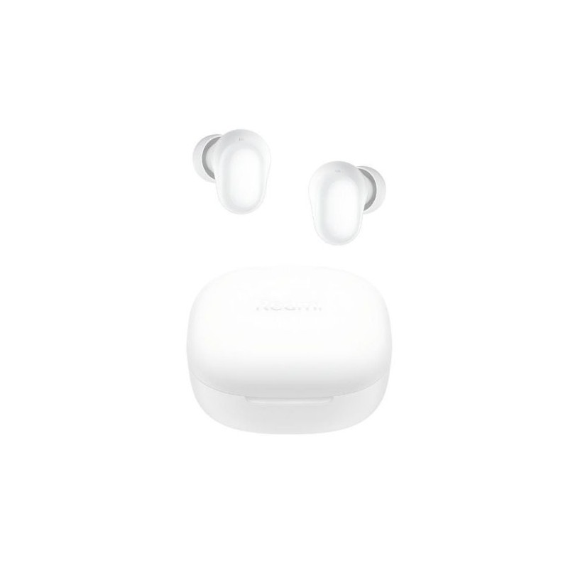 Auriculares Inalámbricos XIAOMI Redmi Buds 6 Play - BT 5,4 · Micrófono · Estuche de Carga · Blanco