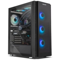Caja Semitorre Gaming NOX Hummer Horus - E-ATX · Micro-ATX · Mini ITX · 2x3.5 · 1x2.5 · USB 3.0 · USB 2.0 · ARGB · Negro