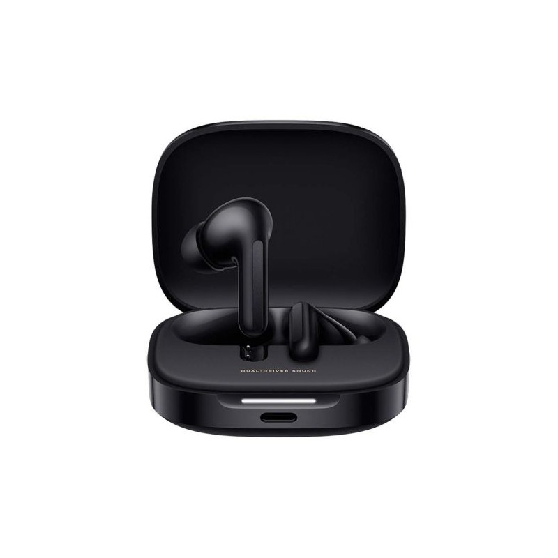 Auriculares Inalámbricos XIAOMI Redmi Buds 6 - BT 5.4 · Micrófono · Estuche de Carga · Negro