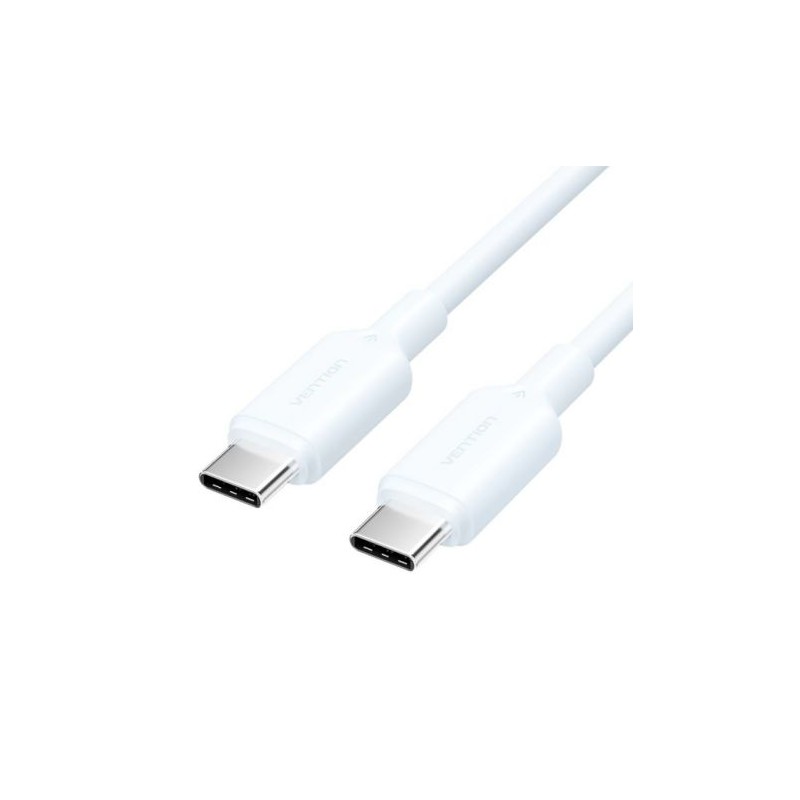 Cable USB 2.0 Tipo C/M a USB Tipo C/M - 1m · Blanco