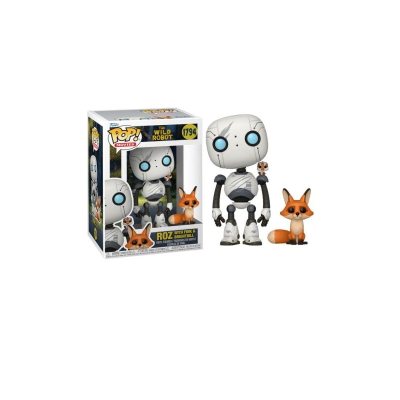 FUNKO POP Fink y Brightbill 1794 - The Wild Robot  - 889698893817