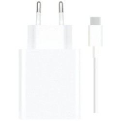 Cargador de Pared con Cable  XIAOMI - 67W · USB Tipo C · Blanco