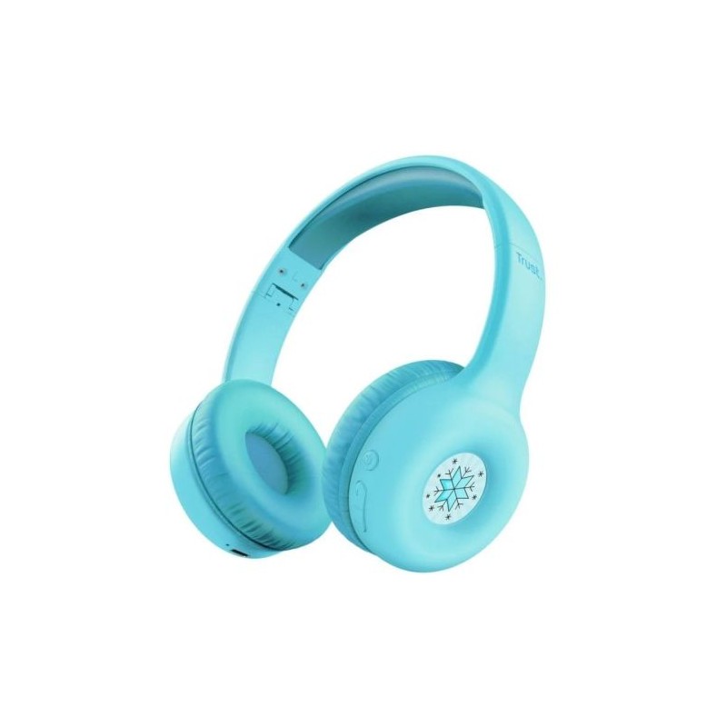 Auriculares Diadema Inalámbricos TRUST Nouna Kids - Infantiles · USB Tipo C · Jack 3.5mm · BT · Micrófono · Azul