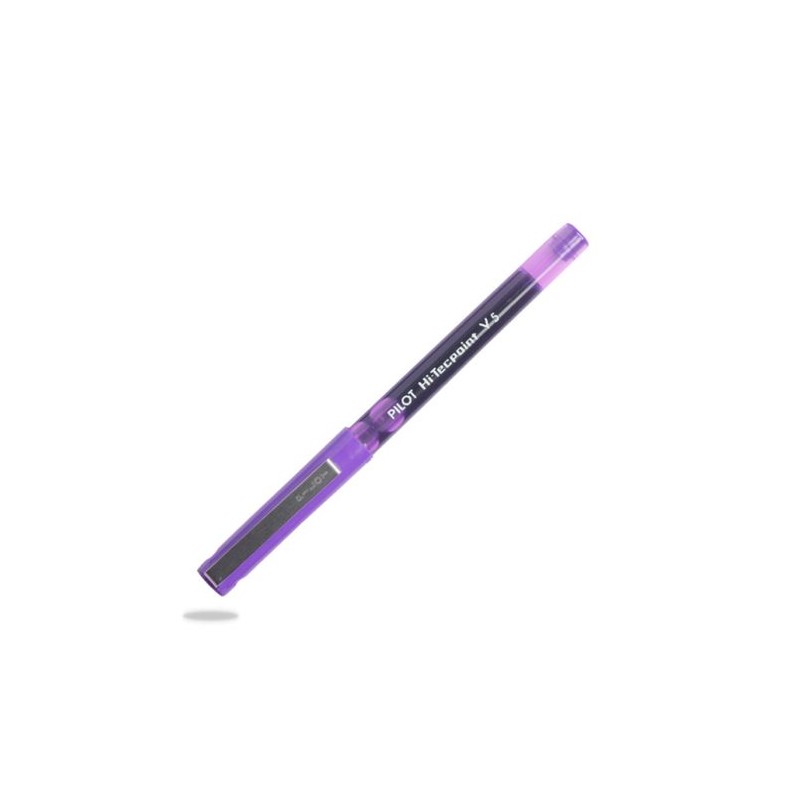 Bolígrafo Tinta líquida PILOT BX-V5-V - 0.5mm · Violeta · 12 Unidades
