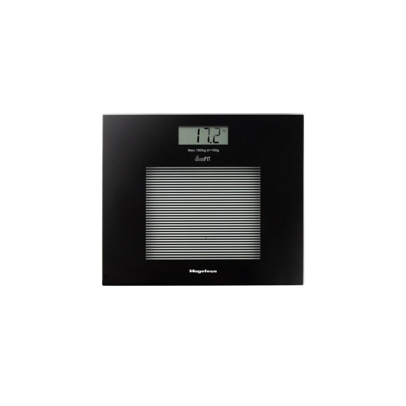 Báscula de Baño MAGEFESA Goodfit MGF1500 - Hasta 180Kg · Negro
