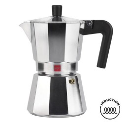 Cafetera Italiana MAGEFESA Catual Inducción - 6 Tazas · Acero Inoxidable