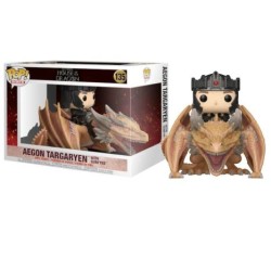 FUNKO POP Aegon Targaryen con Sunfyre 135 - La Casa del Dragón Rides - 889698834605