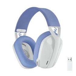 Auriculares Gaming Diadema Inalámbricos LOGITECH G435 - BT · USB Tipo C · Micrófono · Blanco