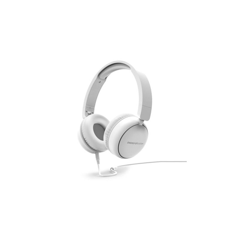Auriculares Diadema con Bluetooth ENERGY SISTEM FunVibe - USB Tipo C · Jack 3.5 mm · BT · Microfono · Blanco
