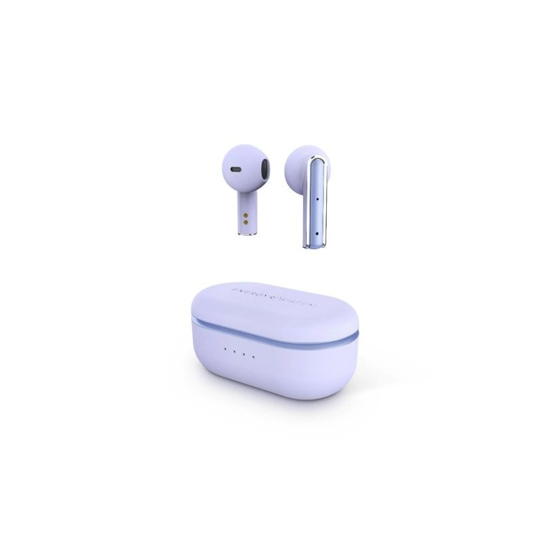 Auriculares Inalámbricos ENERGY SISTEM Style 4 - BT 5.1 · Microfono · Estuche de Carga · Violeta