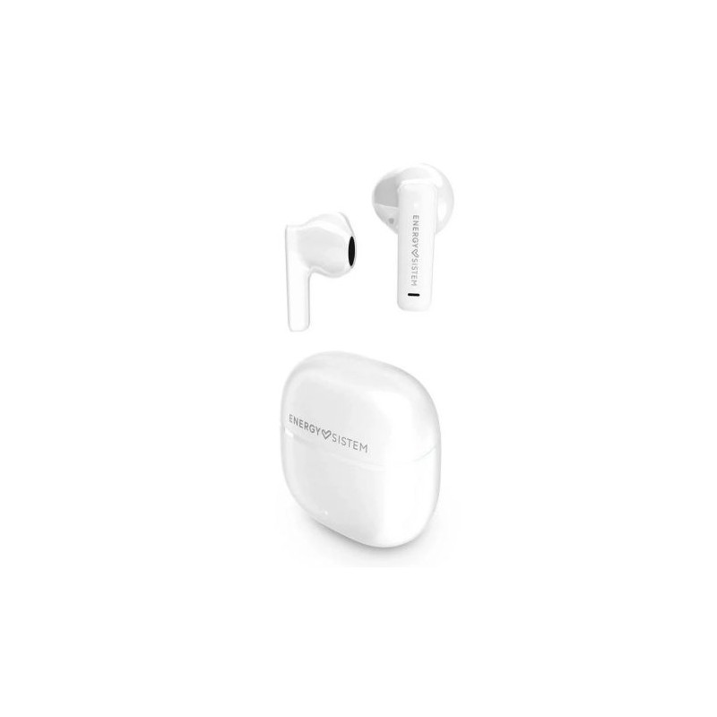 Auriculares Inalámbricos ENERGY SISTEM StreetMusic - BT 5.4 · Microfono · Estuche de Carga · Blanco