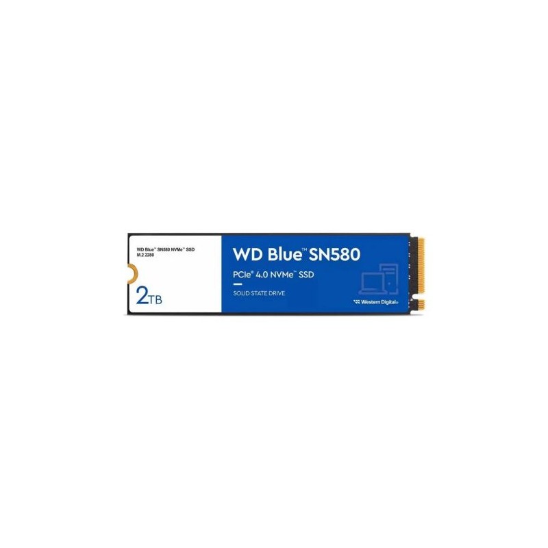 Disco Duro Interno SSD WESTER DIGITAL Blue SN580 WDS200T3B0E - 2TB · M.2