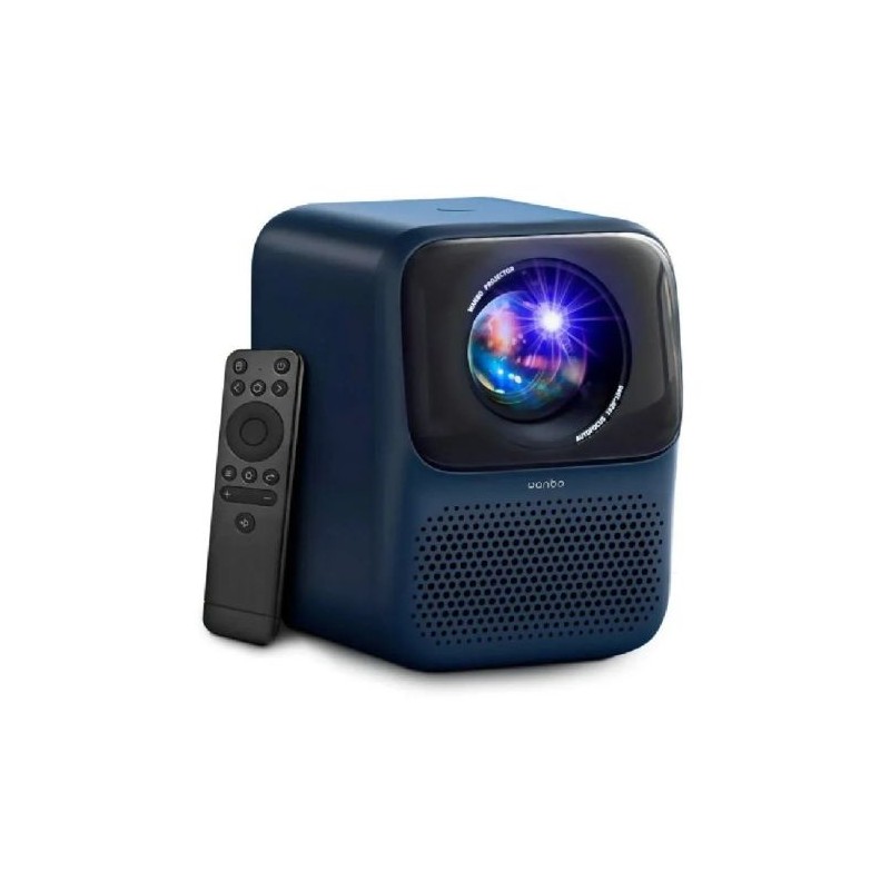 Proyector WANBO T2 Max New - Full HD · 40 · 140 · 450 Lúmenes · WIFI · BT · HDMI · Android · Azul