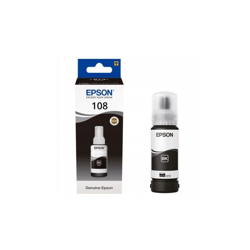 Botella Original EPSON 108 Negro - C13T09C14A [PAG-7200] [ML-70]