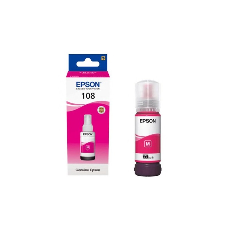 Botella Original EPSON 108 Magenta - C13T09C34A [PAG-7200] [ML-70]