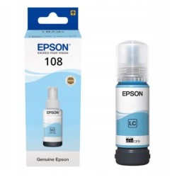 Botella Original EPSON 108 Cian claro - C13T09C54A [PAG-7200] [ML-70]
