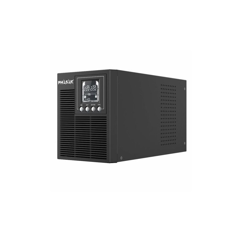 SAI Online PHASAK PH 9210 - 900W · 1000VA · 3xSchuko · Negro