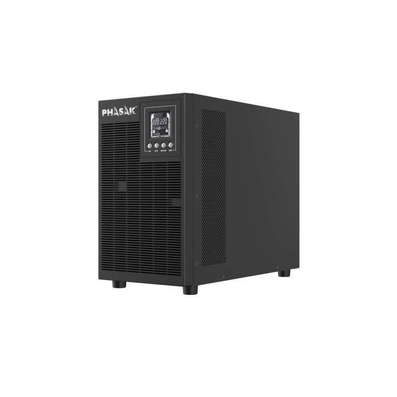 SAI Online PHASAK PH 9230 - 2700W · 3000VA · 4xSchuko · Negro