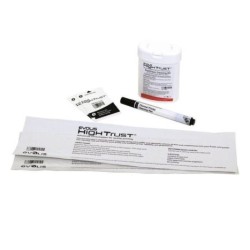 Cinta de Transferencia Térmica EVOLIS ACL002 - 2xTarjetas Tipo T · 2xTarjetas Adhesivas · Boligafo Limpiador · Dispensador de To