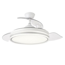 Ventilador de Techo con Aspas Retráctiles YOEVU  - 72W · Control Mando y Wifi · Diametro 107cm · 6 Velocidades · Invierno/Verano