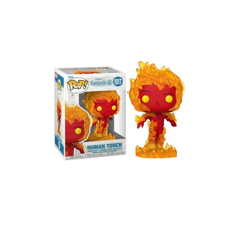 FUNKO POP Antorcha Humana 1517 - Los Cuatro Fantásticos - 889698835862