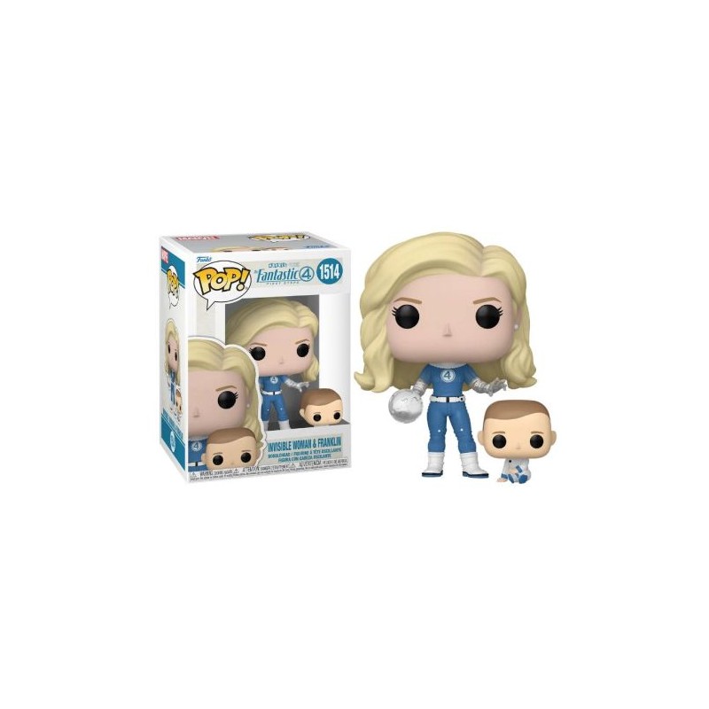 FUNKO POP Mujer Invisible con Franklin 1514 - Los Cuatro Fantásticos - 889698835831