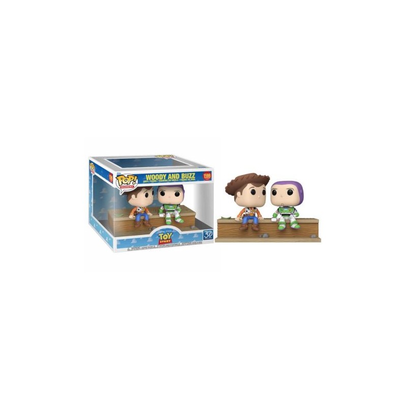 FUNKO POP Woody y Buzz 1599 - Toy Story Moment - 889698884662