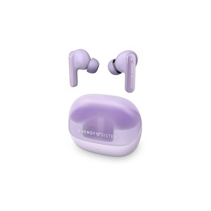 Auriculares Inalámbricos ENERGY SISTEM Serenity Anc  - BT 5.4 · Microfono · Estuche de Carga · Lila