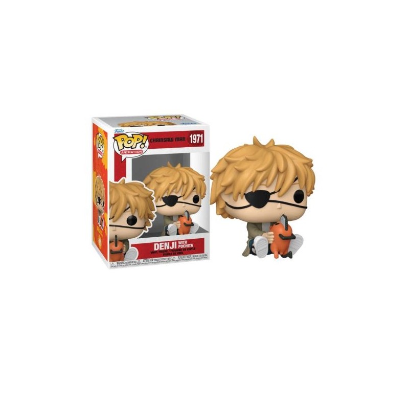 FUNKO POP Denji con Pochita 1971 - Chainsaw Man - 889698864848